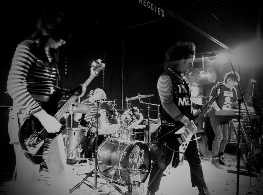 The Girls performing live at Reggies